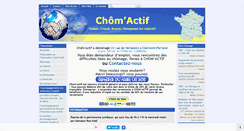 Desktop Screenshot of chomactif.fr